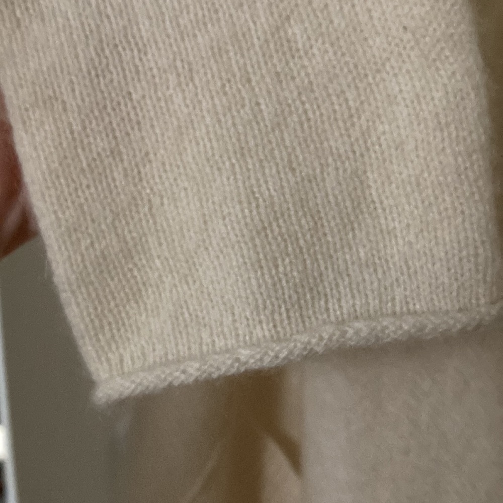 C By Bloomingdale’s Open Front Fringe Cashmere Ca… - image 6